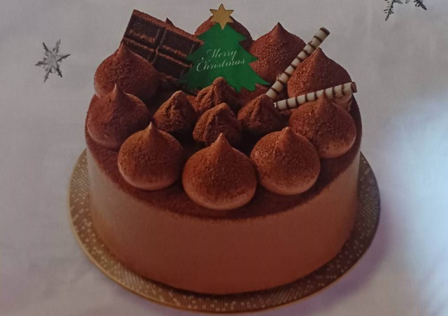 ローソンのクリスマスケーキ2023チョコレートケーキ