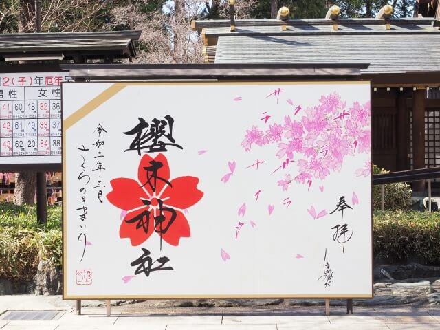櫻木神社のお花見